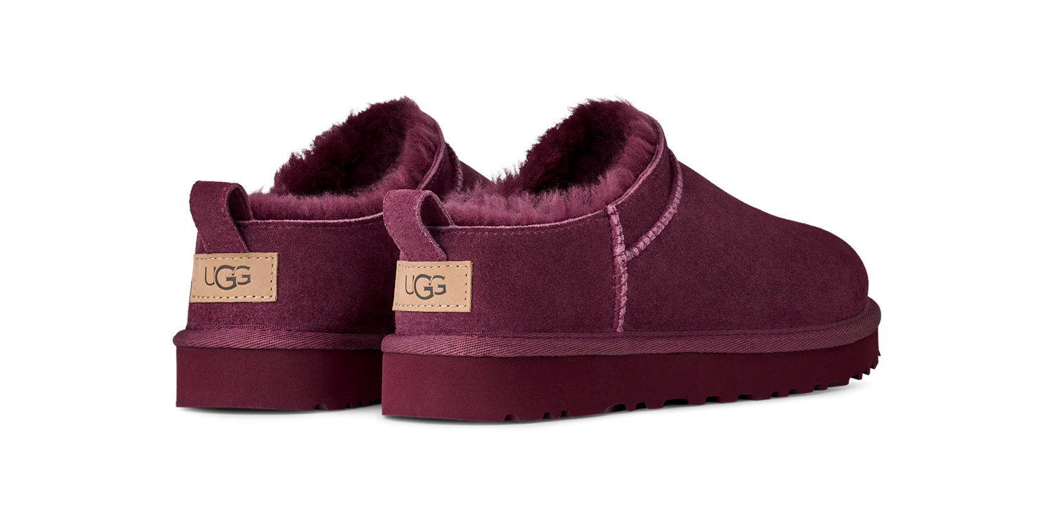 UGG Classic Micro Slipper Burnt Magenta, Burnt Magenta (1173891-BTMG)