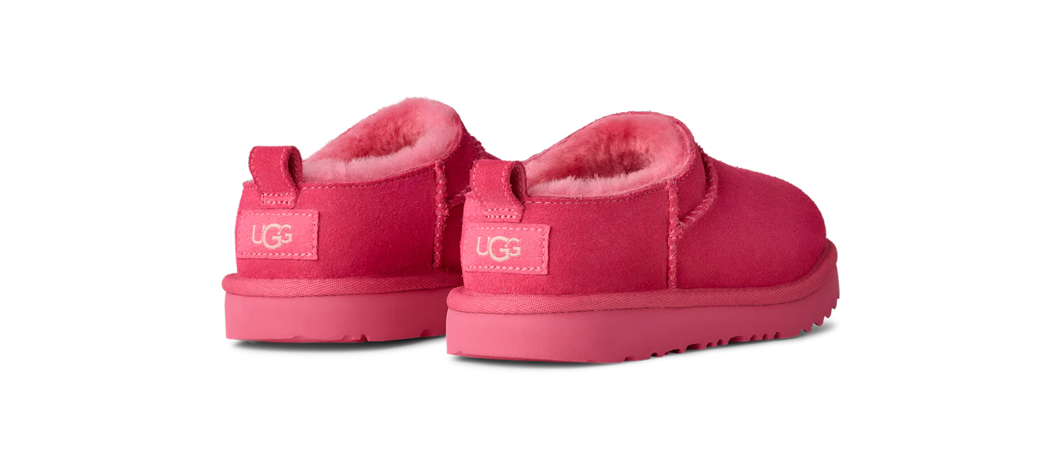 UGG Classic Micro Slipper Pink Bloom (Kids), Pink Bloom (1174410K-PBLM)