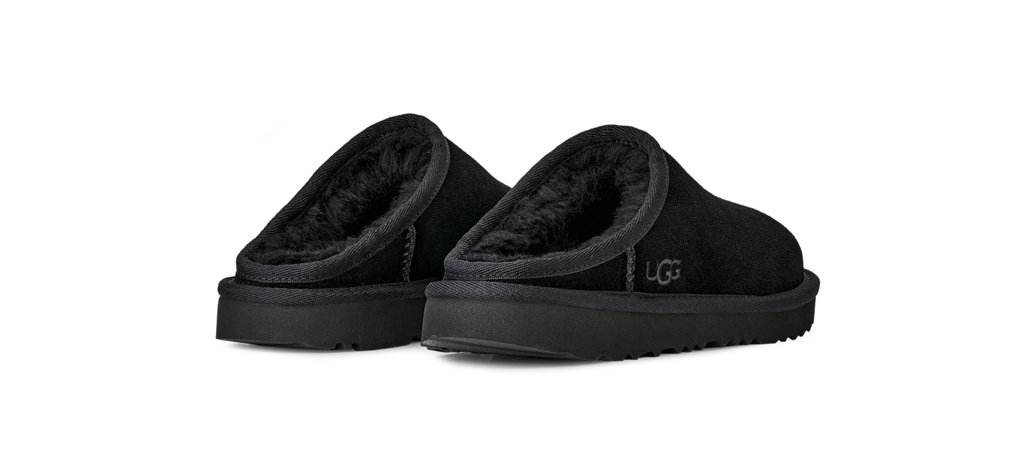 UGG Classic Slip-On Slipper Black (Kids)