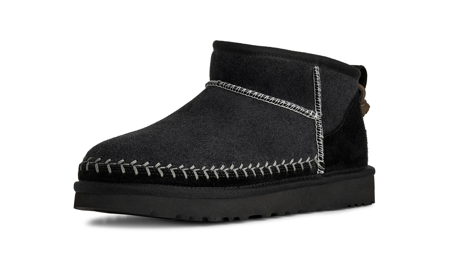 UGG Classic Ultra Mini Biarritz Boot Black, Black (1171538-BLK)