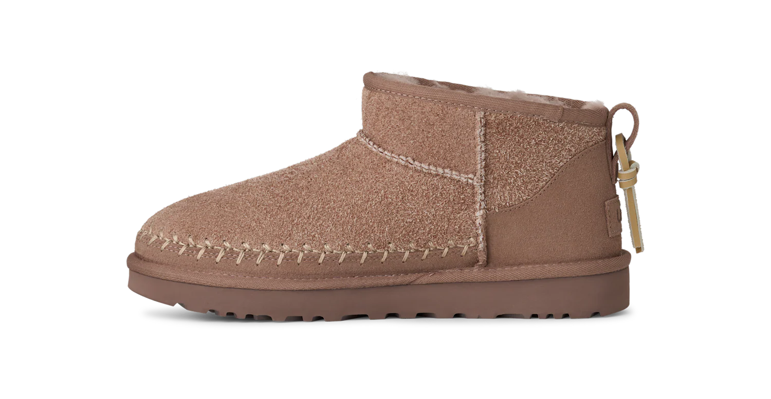 UGG Classic Ultra Mini Biarritz Boot Rocky Oak, Rocky Oak (1171538-RYK)