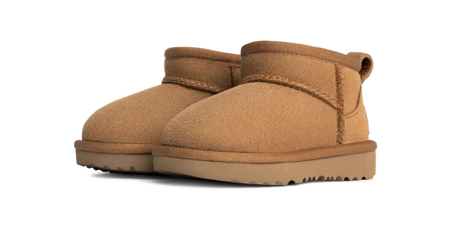UGG Classic Ultra Mini Boot Chestnut (Toddler), Chestnut (1130750T-CHE)