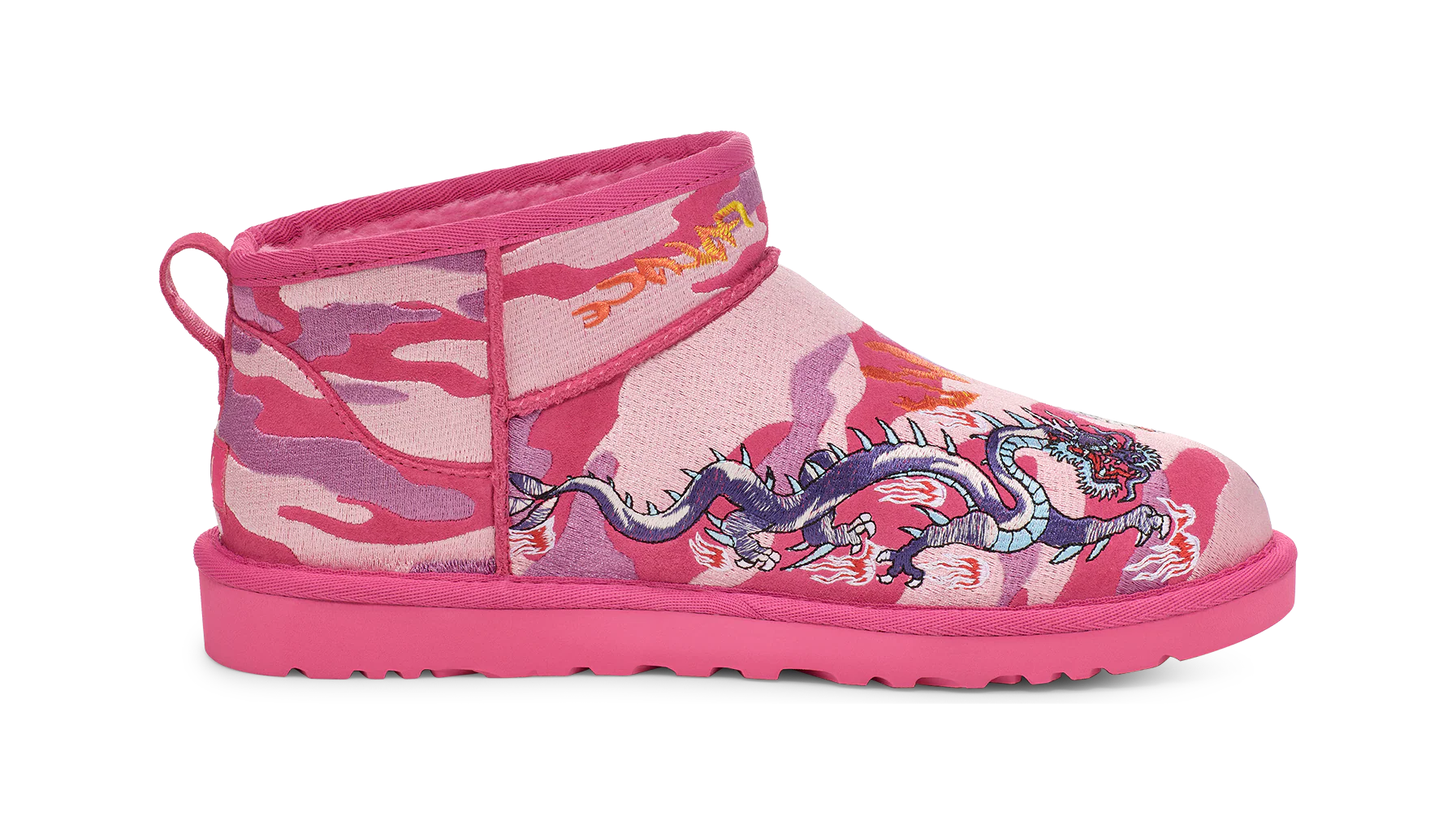 UGG Classic Ultra Mini Boot Palace Pink Camo, Pink (1172071-PKC)