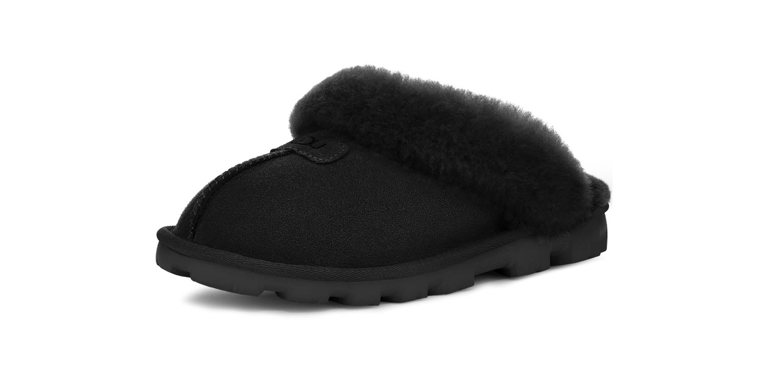 UGG Coquette Slipper Black, Black (5125-BLK)