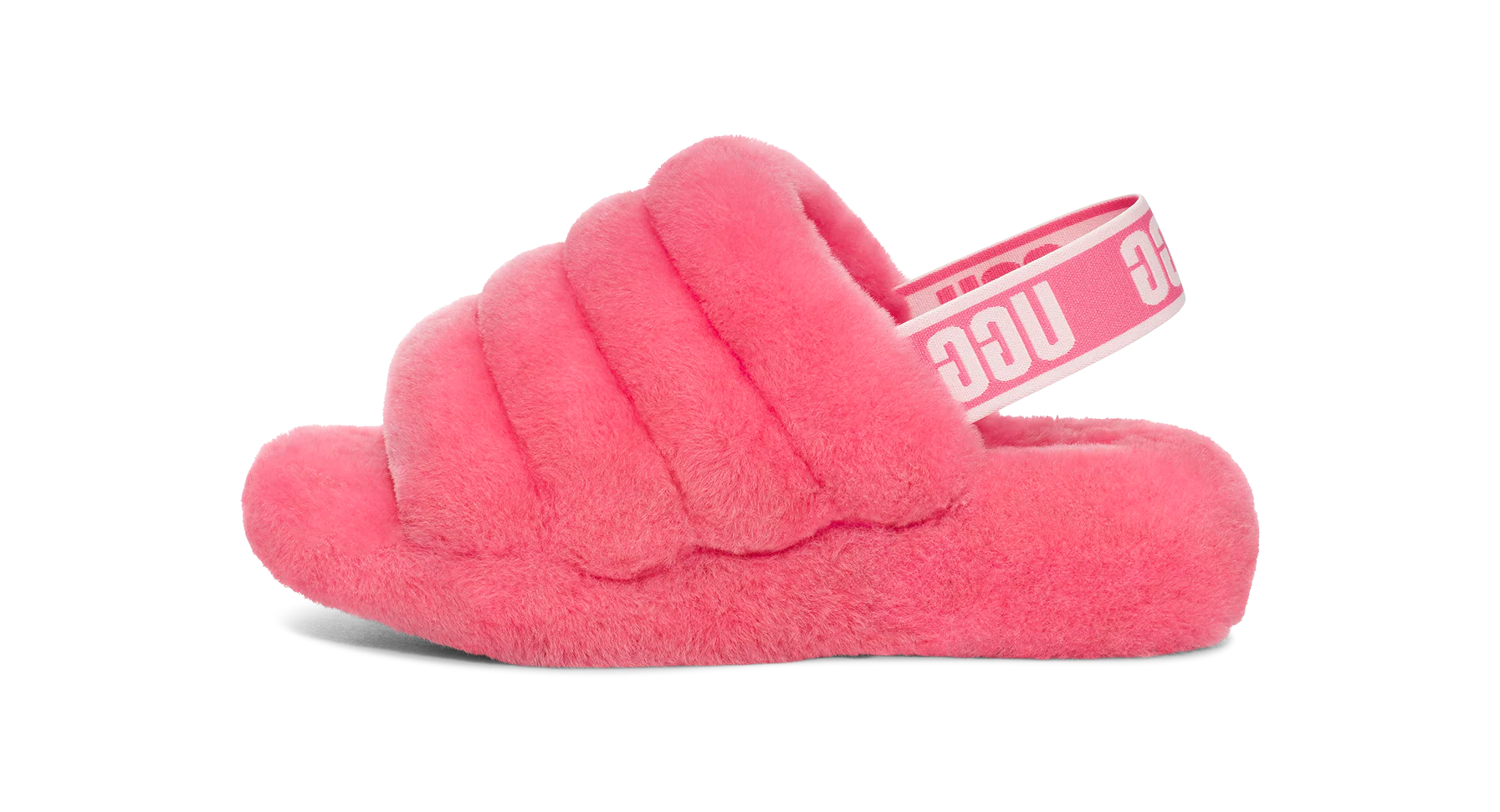 UGG Fluff Yeah Slide Pink Rose, Pink Rose (1095119-PKRS)