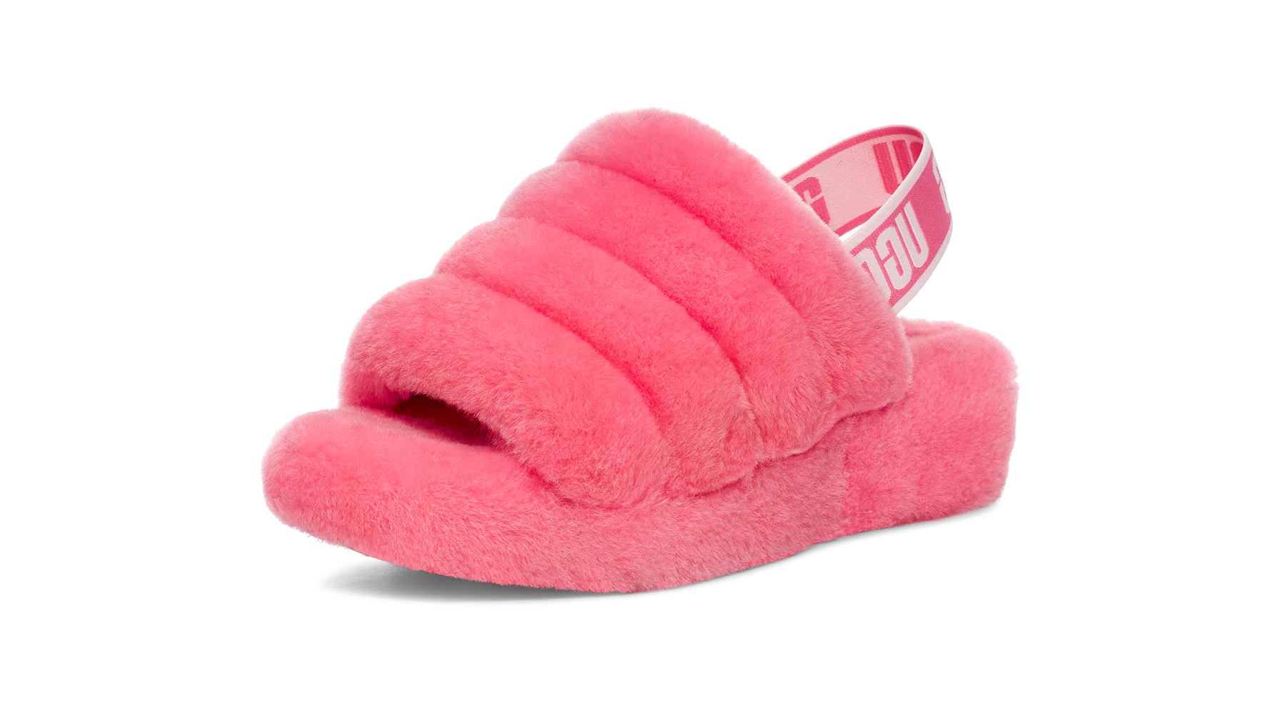 UGG Fluff Yeah Slide Pink Rose, Pink Rose (1095119-PKRS)