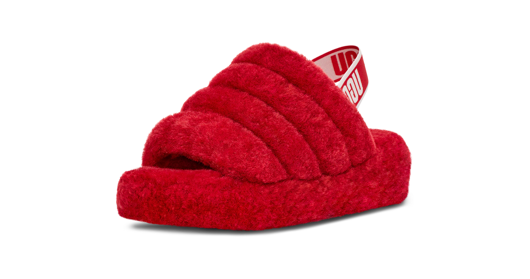 UGG Fluff Yeah Slide Ribbon Red, Ribbon Red (1095119-RBRD)