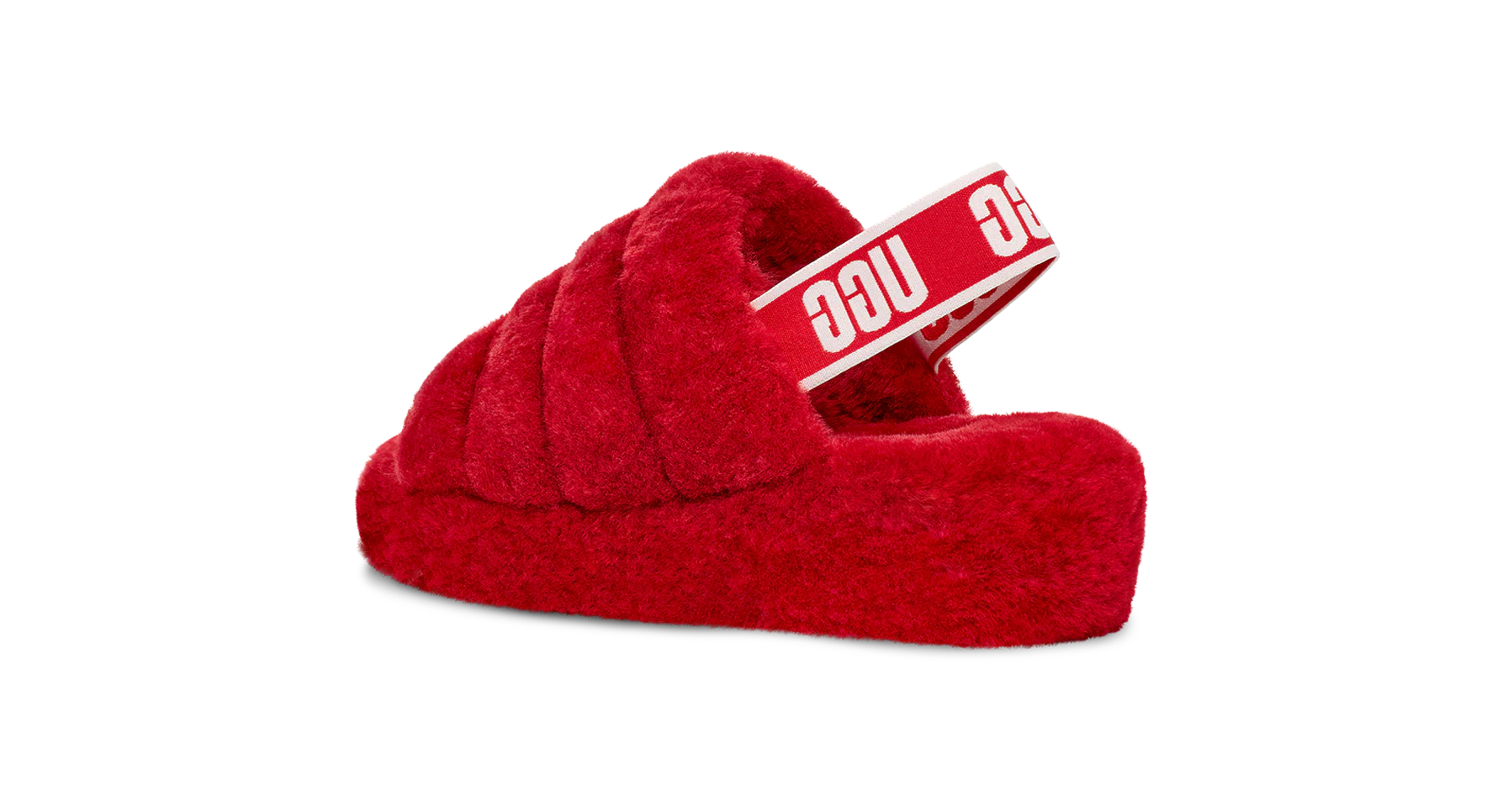 UGG Fluff Yeah Slide Ribbon Red, Ribbon Red (1095119-RBRD)