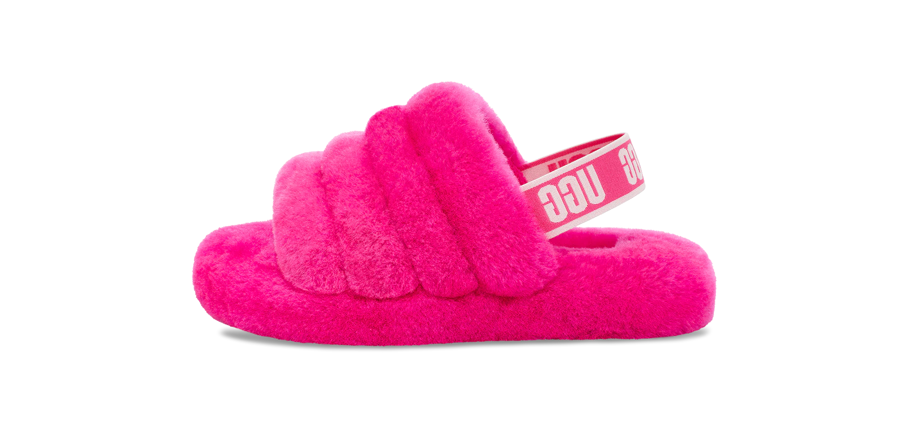 UGG Fluff Yeah Slide Rock Rose (Kids), Rock Rose/Rock Rose (1098494K-RCR)