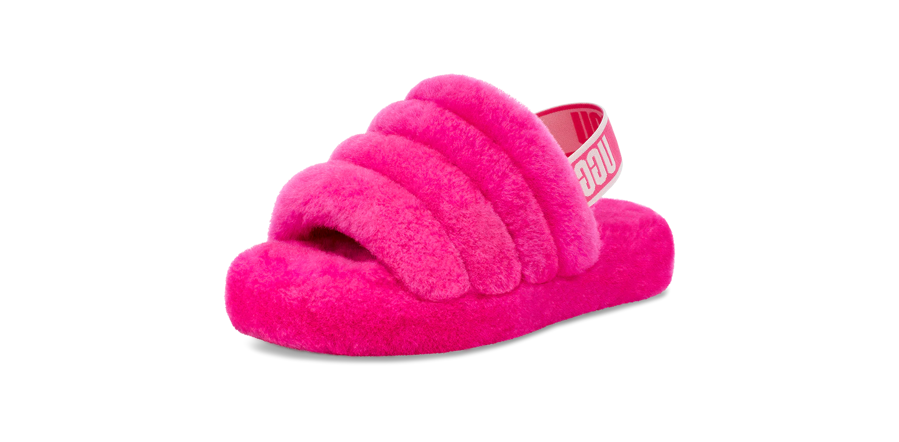 UGG Fluff Yeah Slide Rock Rose (Kids), Rock Rose/Rock Rose (1098494K-RCR)