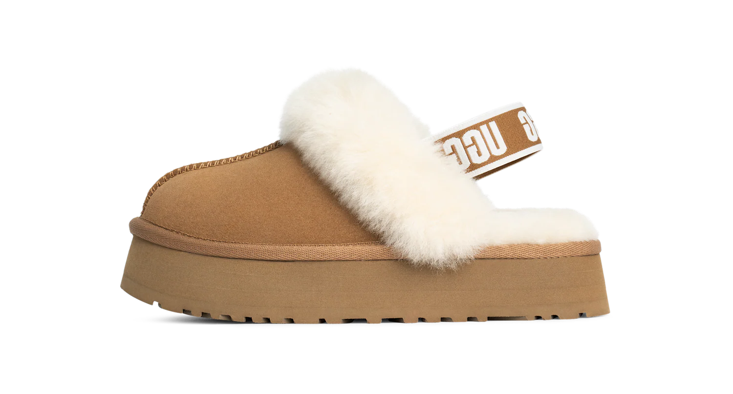 UGG Funkette Slipper Chestnut (Kids), Chestnut (1130395K-CHE)