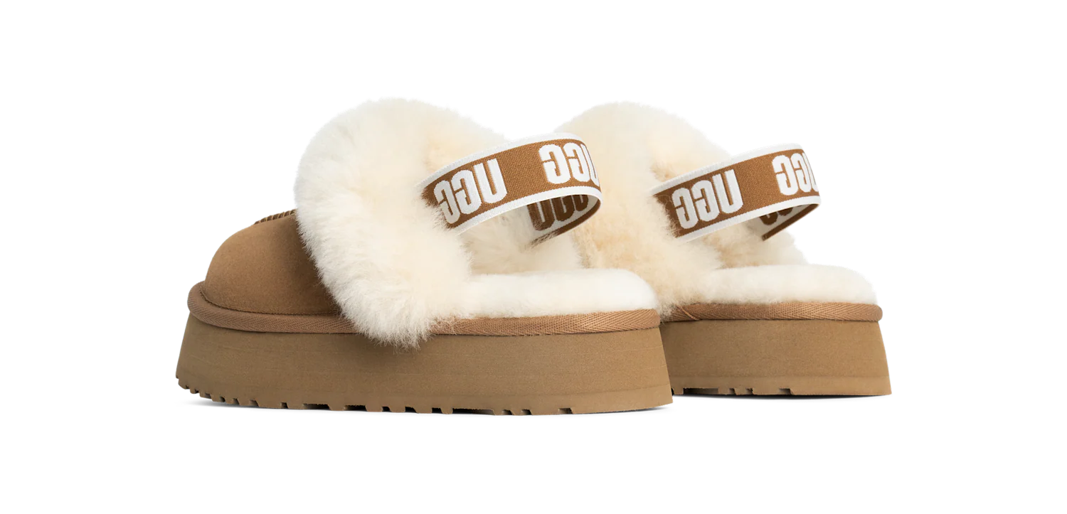UGG Funkette Slipper Chestnut (Kids), Chestnut (1130395K-CHE)