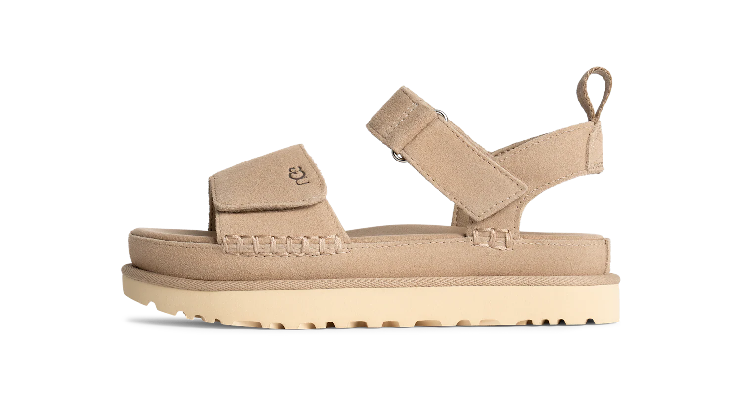 UGG Goldenstar Platform Sandal Sand, Sand (1136783-SAN)