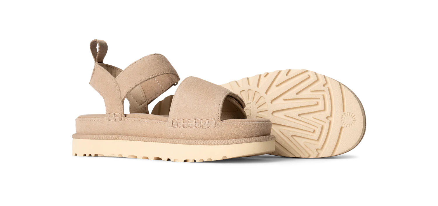 UGG Goldenstar Platform Sandal Sand, Sand (1136783-SAN)