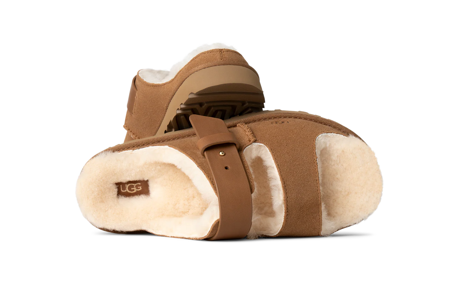 UGG Greenport Strap Slide Chestnut, Chestnut (1167611-CHE)