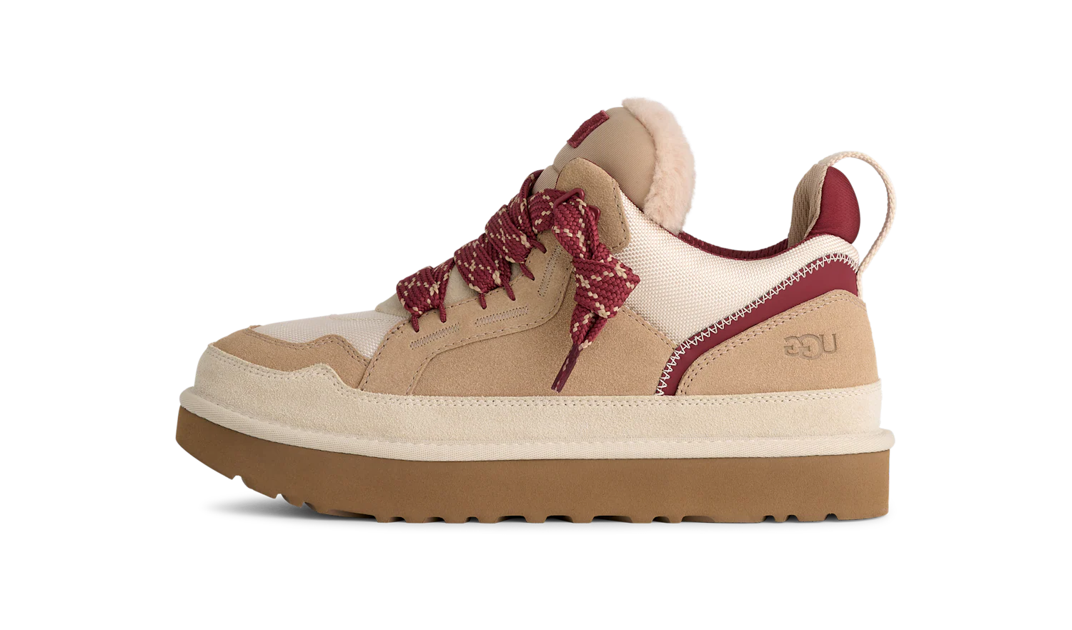 UGG Lowmel Driftwood Biking Red, Driftwood/Biking Red (1170750-DWD)