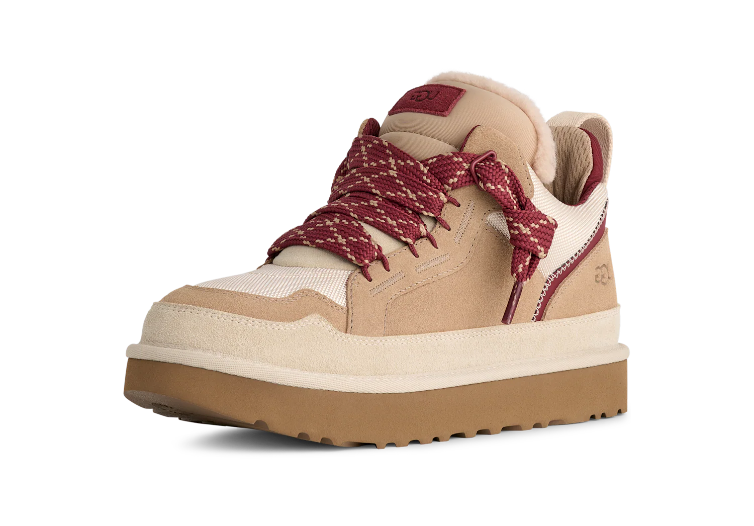 UGG Lowmel Driftwood Biking Red, Driftwood/Biking Red (1170750-DWD)