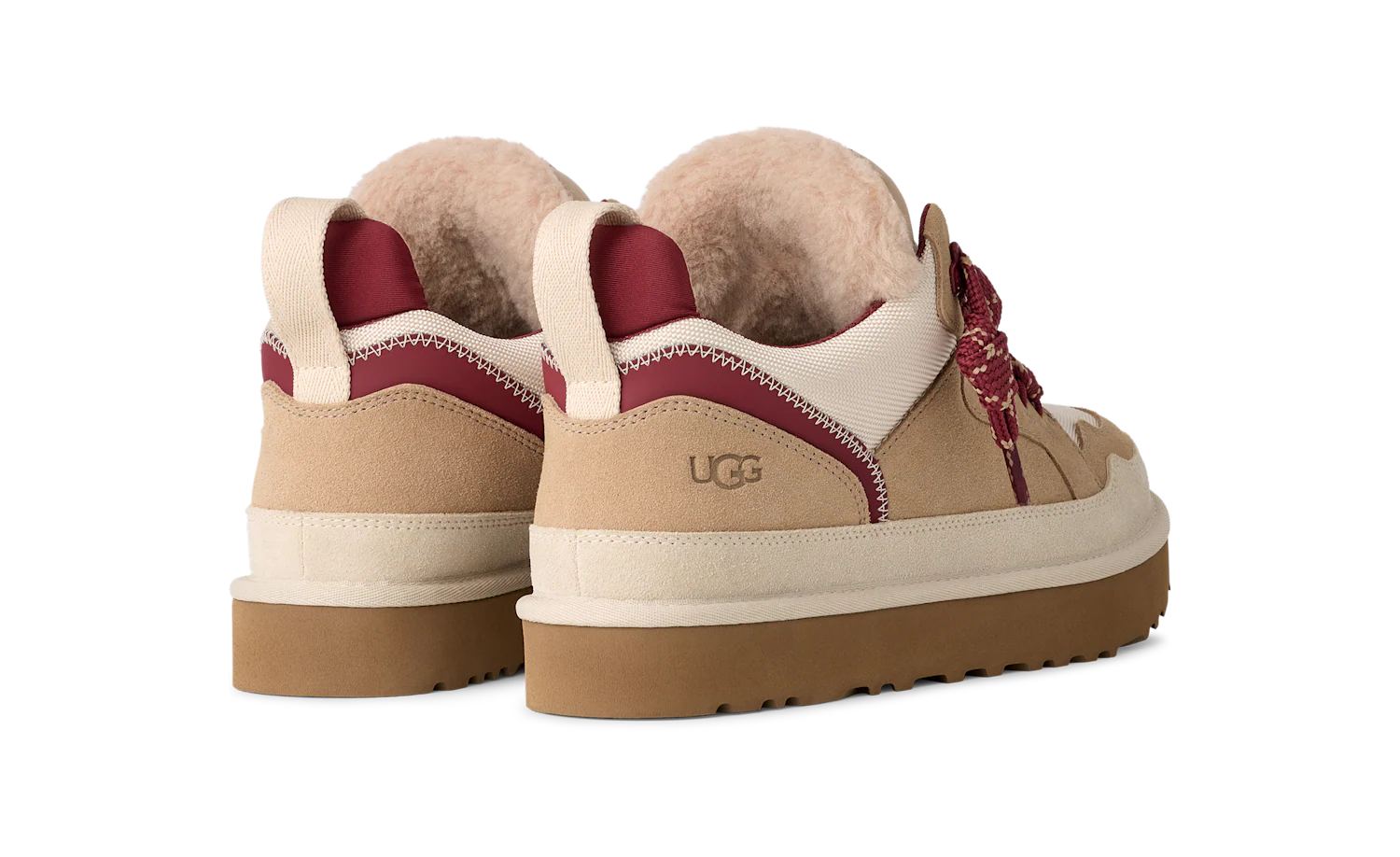 UGG Lowmel Driftwood Biking Red, Driftwood/Biking Red (1170750-DWD)