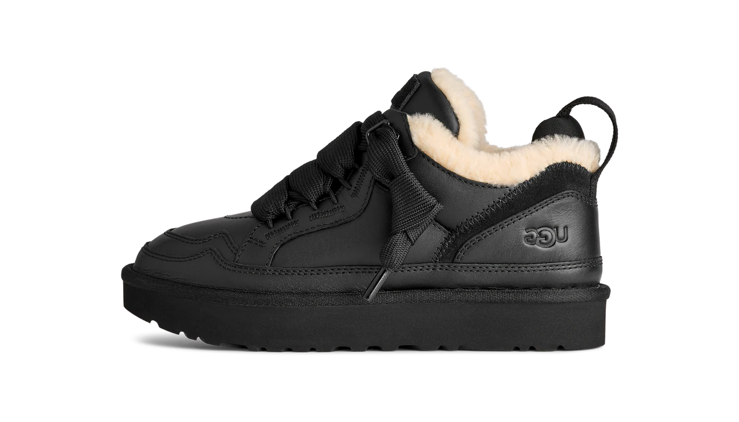 UGG Lowmel Leather Black, Black (1171537-BLK)