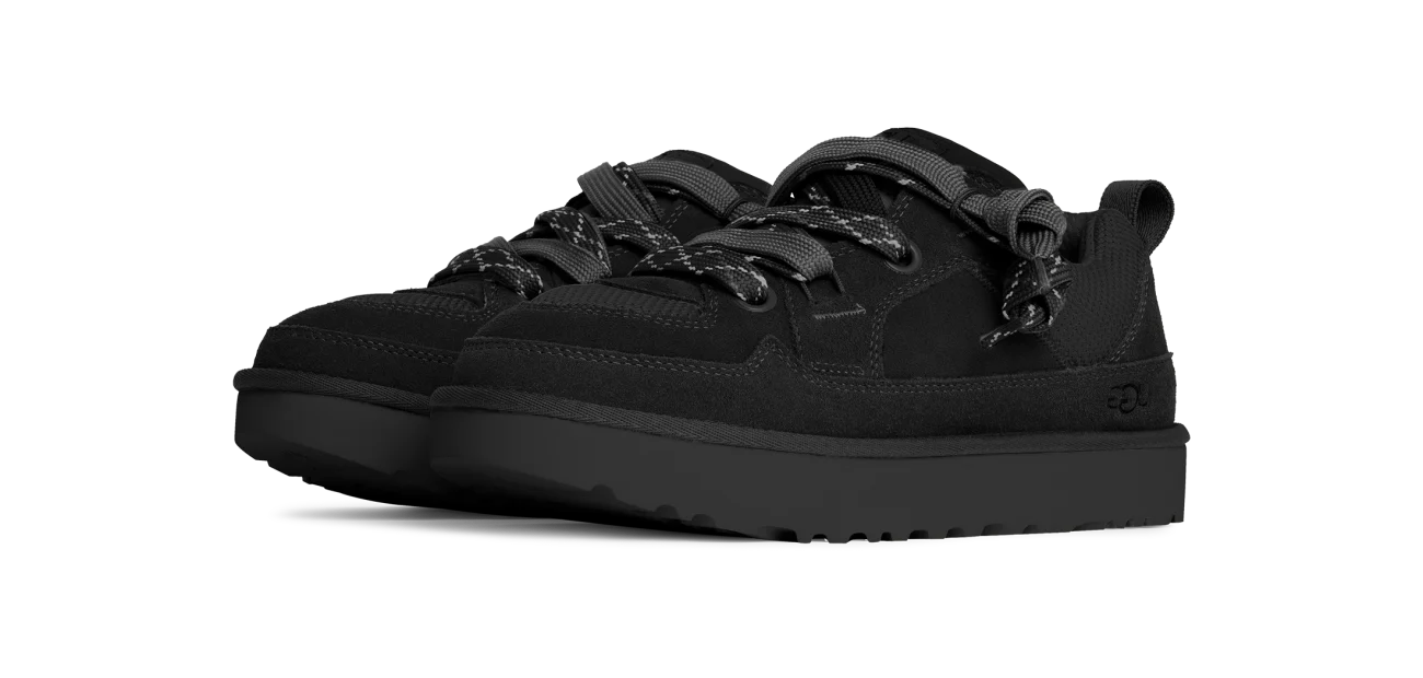 UGG Lowmel Lo Black, Black (1168890-BLK / 1169493-BLK)