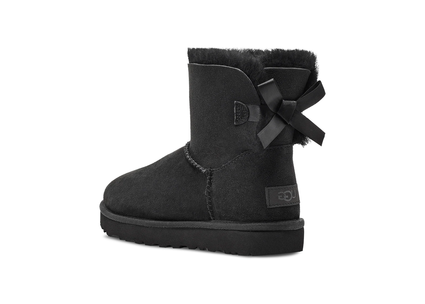 UGG Mini Bailey Bow II Black, Black (1016501-BLK)