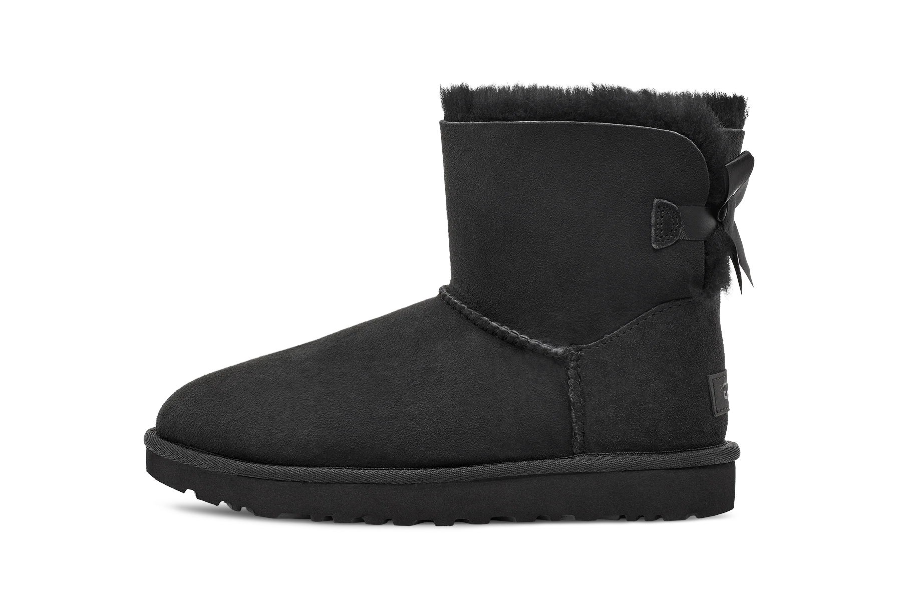 UGG Mini Bailey Bow II Black, Black (1016501-BLK)