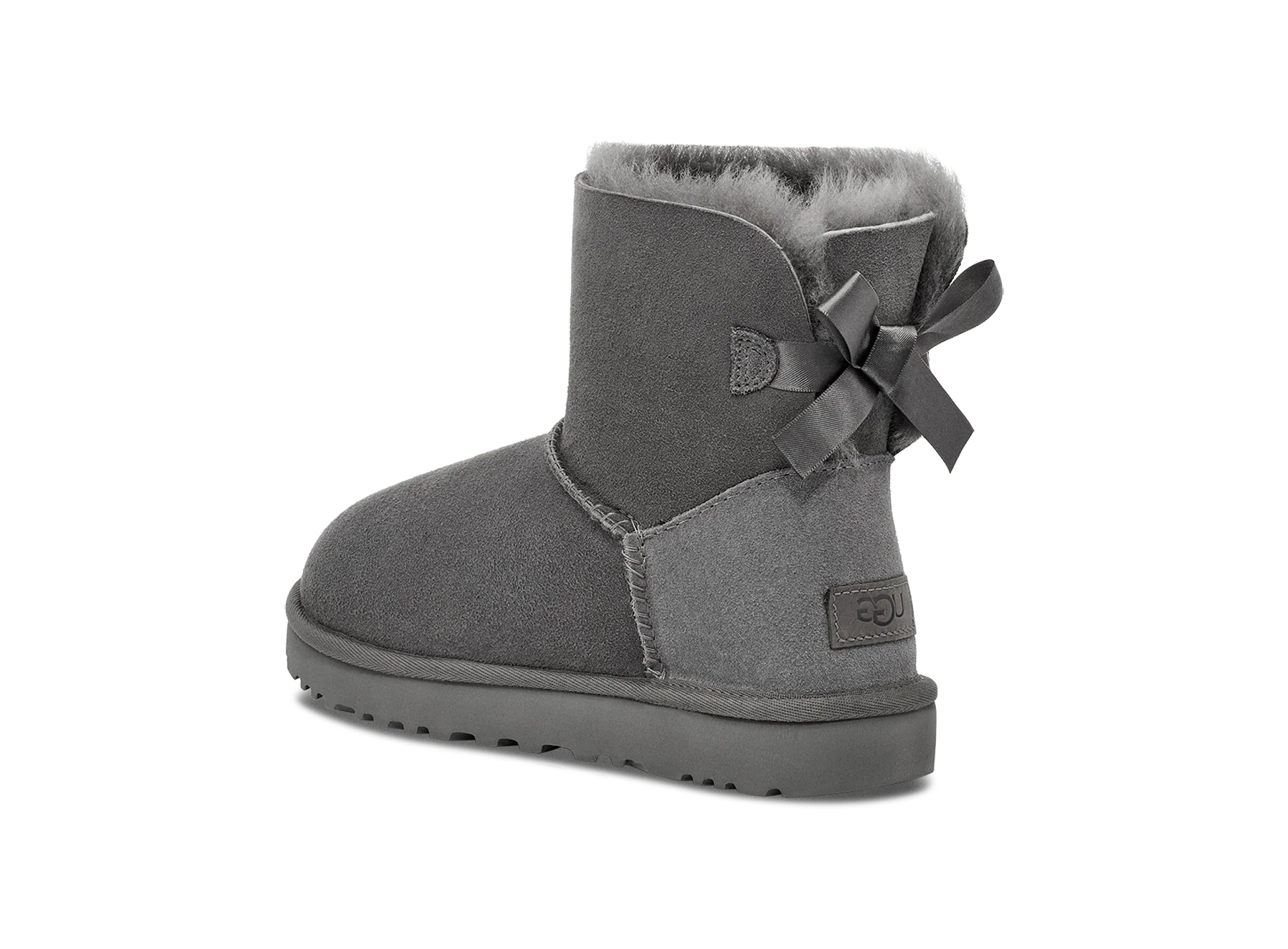 UGG Mini Bailey Bow II Boot Grey, Grey (1016501-GREY)