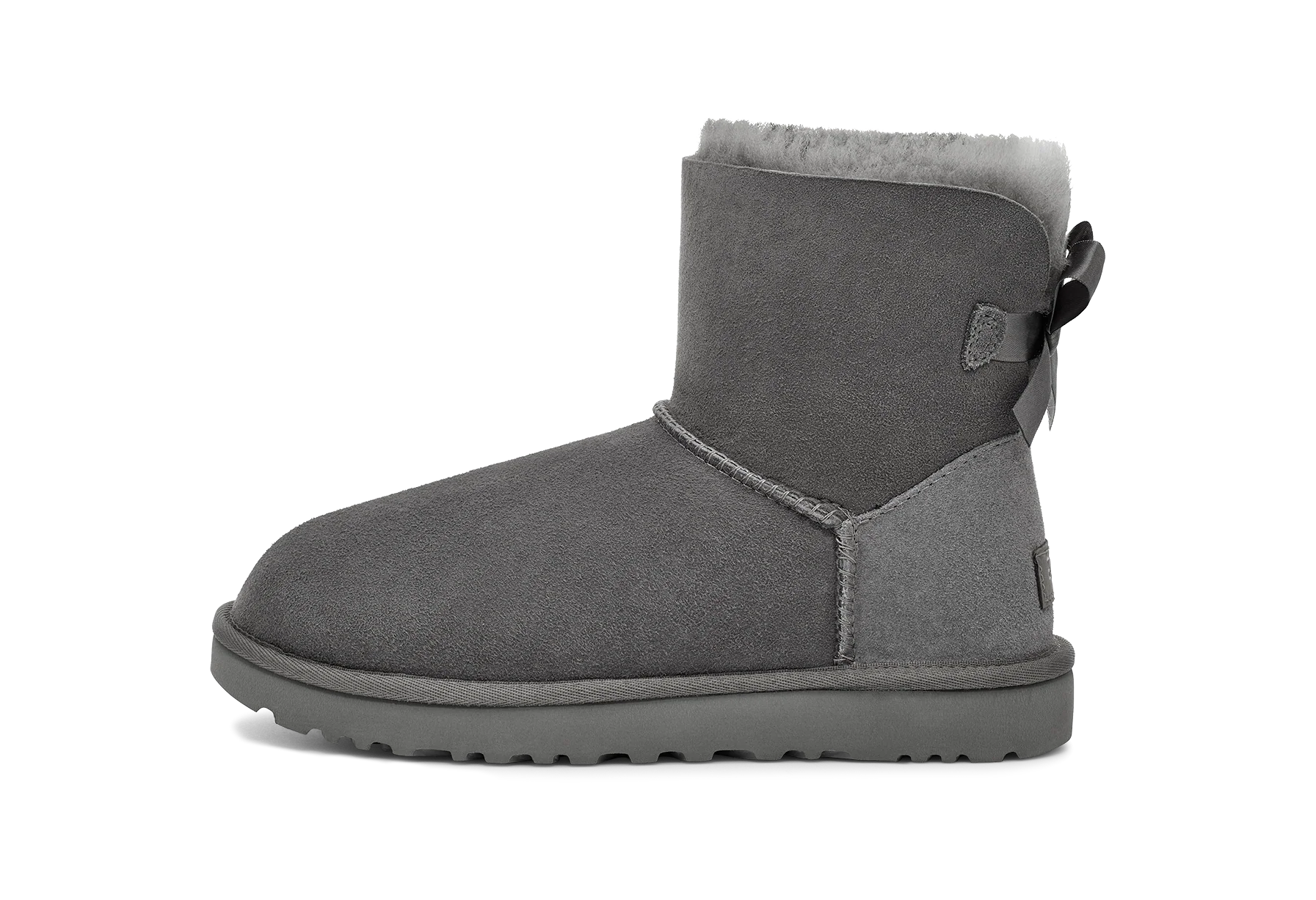 UGG Mini Bailey Bow II Boot Grey, Grey (1016501-GREY)