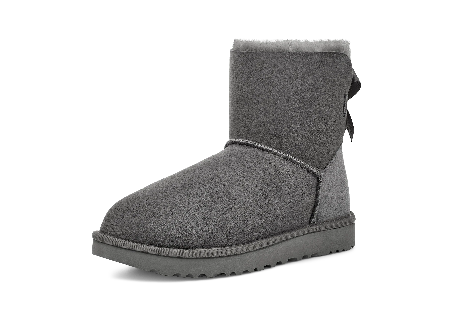 UGG Mini Bailey Bow II Boot Grey, Grey (1016501-GREY)