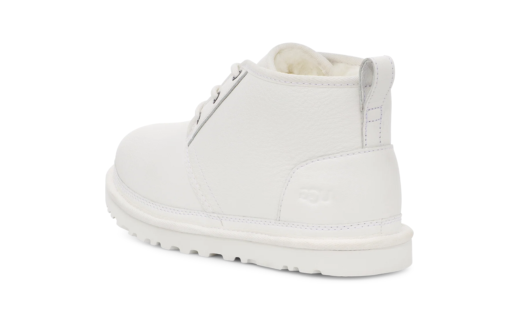 UGG Neumel Leather Boot White, White/White (1133777-WWH)