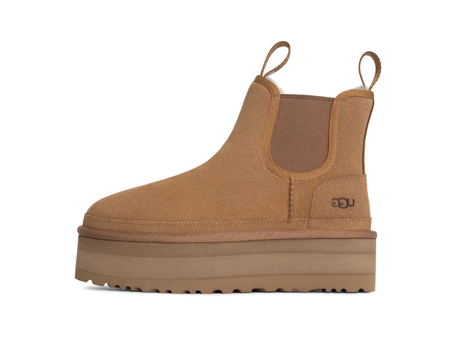 UGG Neumel Platform Chelsea Boot Chestnut, Chestnut (1134526-CHE)