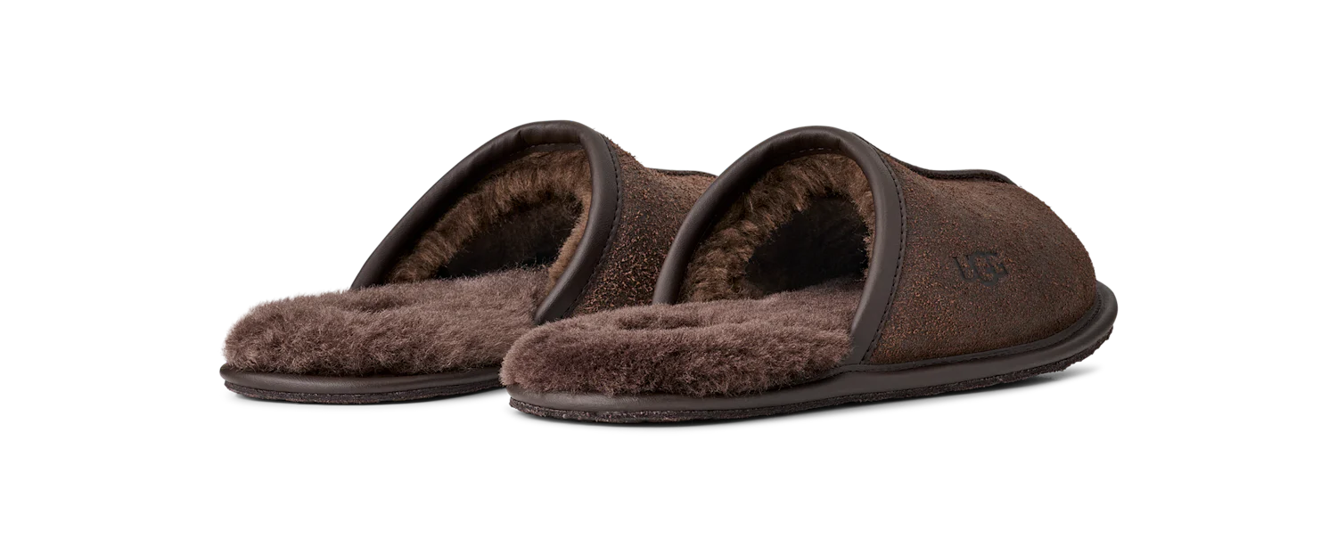 UGG Scuff Leather Distressed Slipper Dusted Cocoa, Dusted Cocoa (1171294-DDC)