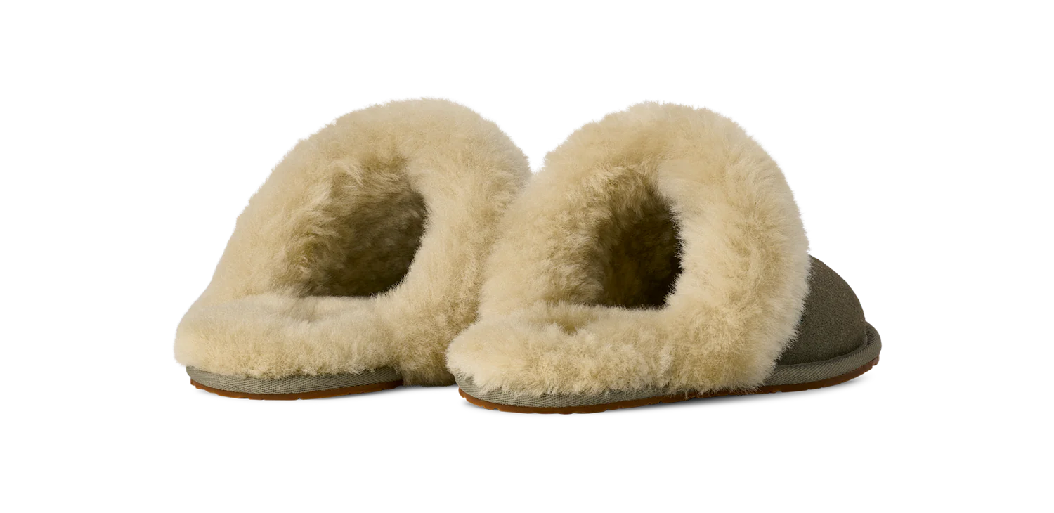 UGG Scuffette II Slipper Moss Green Muted Brass, Moss Green/Muted Brass (1106872-MRNM)