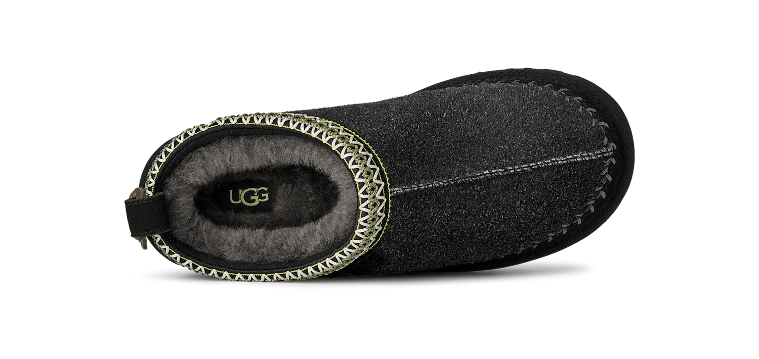 UGG Tasman Biarritz Slipper Black, Black (1171444-BLK)