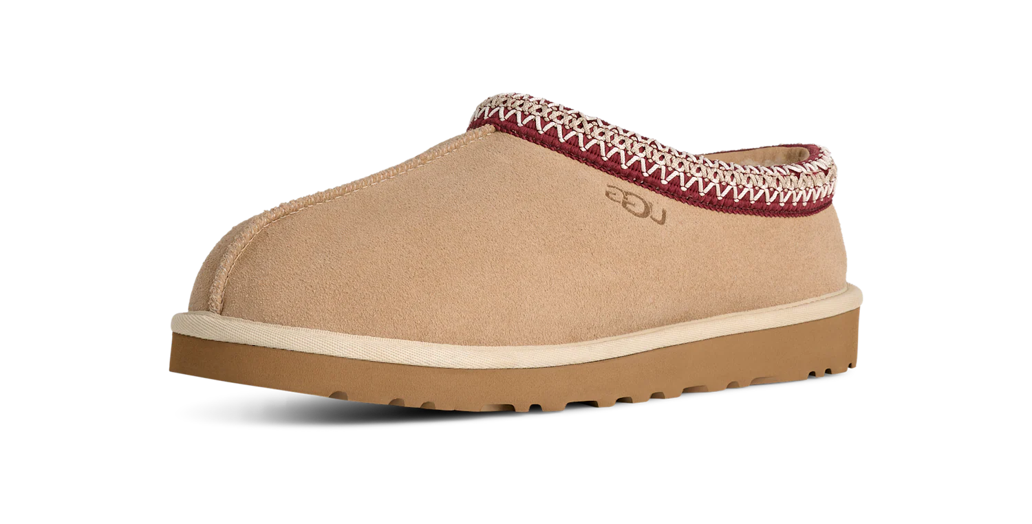 UGG Tasman II Slipper Driftwood Biking Red, Driftwood/Biking Red (1174671-DWD)