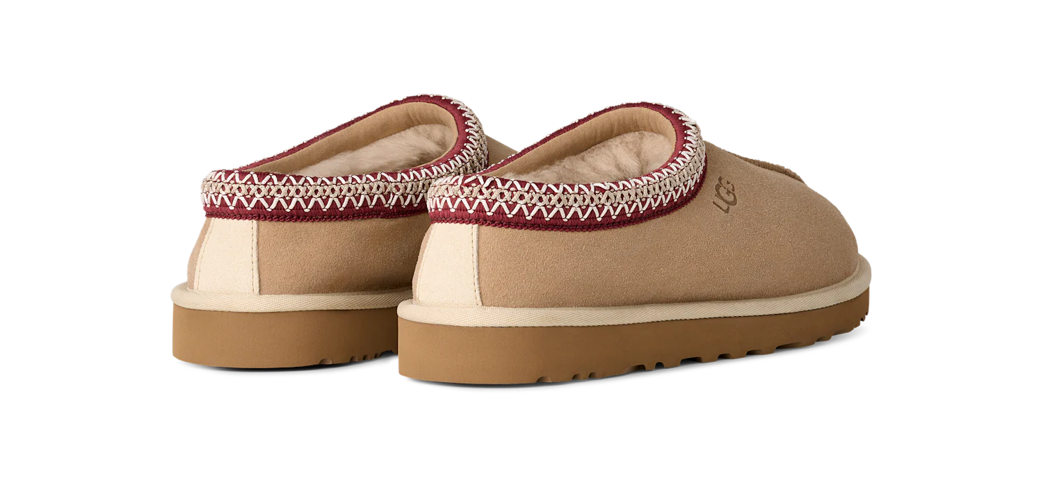 UGG Tasman II Slipper Driftwood Biking Red, Driftwood/Biking Red (1174671-DWD)
