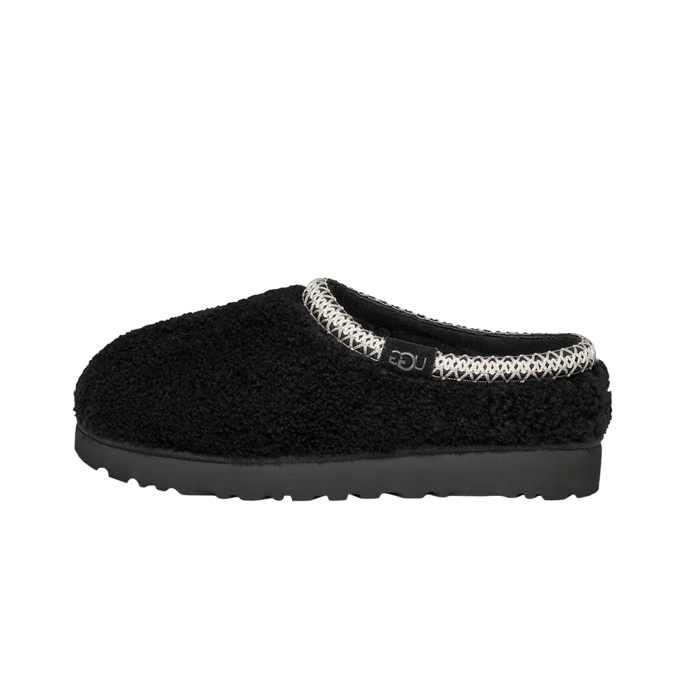 UGG Tasman Maxi Curly Slipper Black - Sneak
