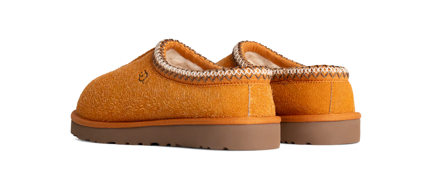 UGG Tasman Shaggy Suede Slipper Dark Apricot, Dark Apricot (1166930-DCT)
