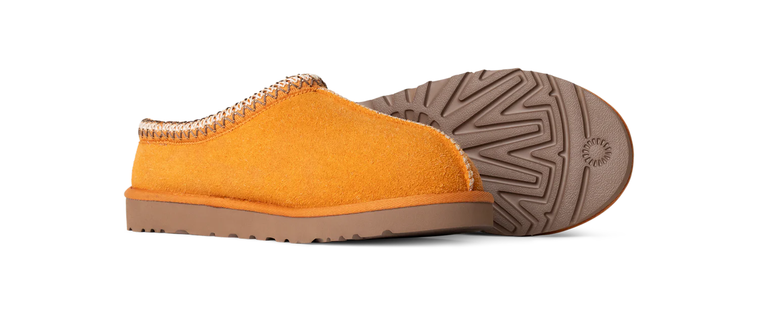 UGG Tasman Shaggy Suede Slipper Dark Apricot, Dark Apricot (1166930-DCT)