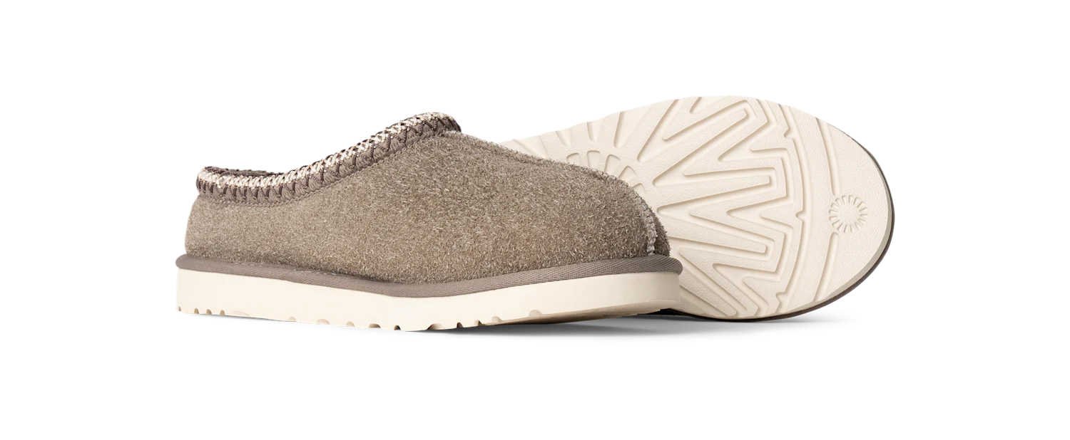 UGG Tasman Shaggy Suede Slipper Smoke Plume, Smoke Plume (1166930-SKP)
