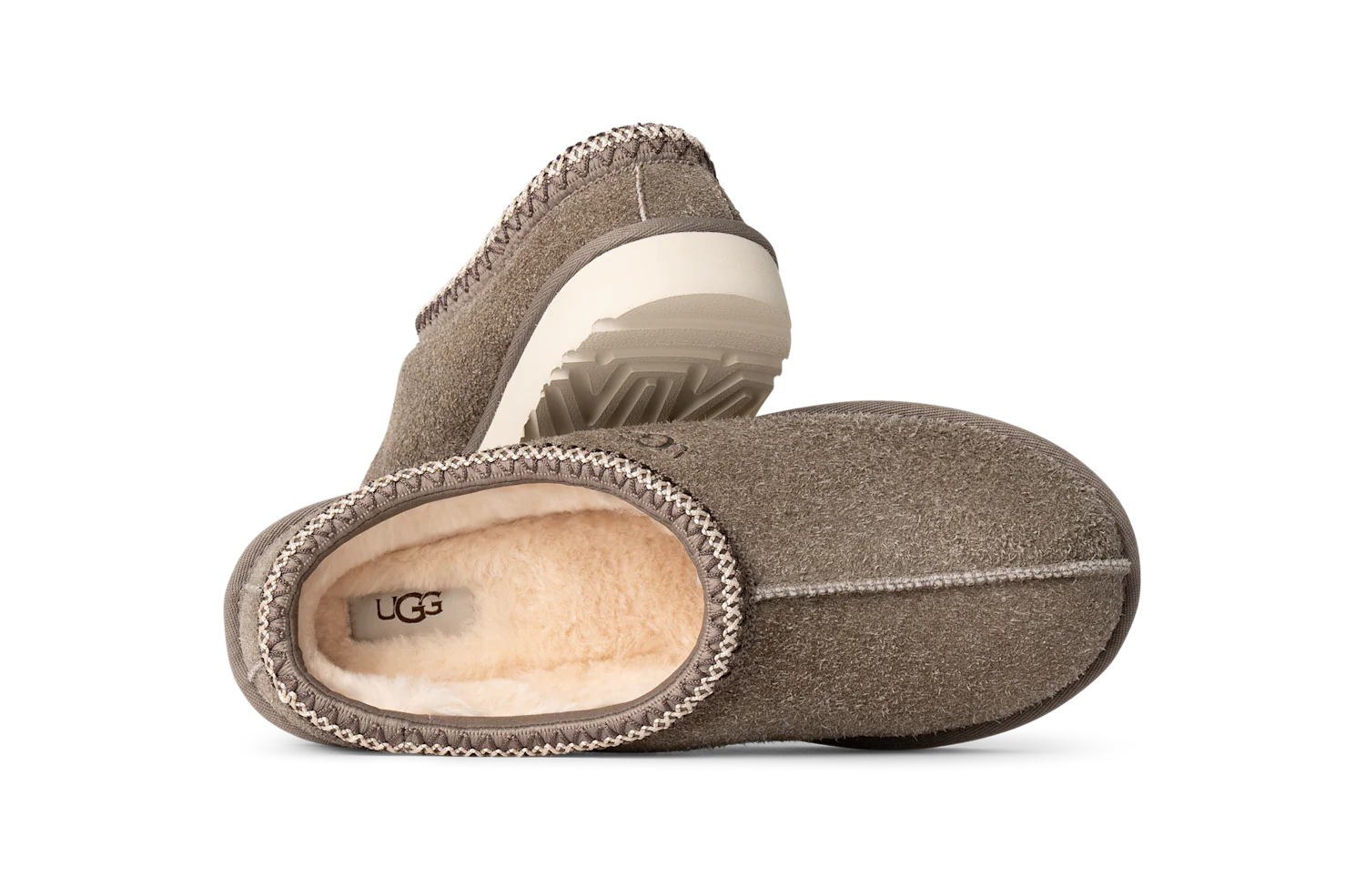 UGG Tasman Shaggy Suede Slipper Smoke Plume, Smoke Plume (1166930-SKP)