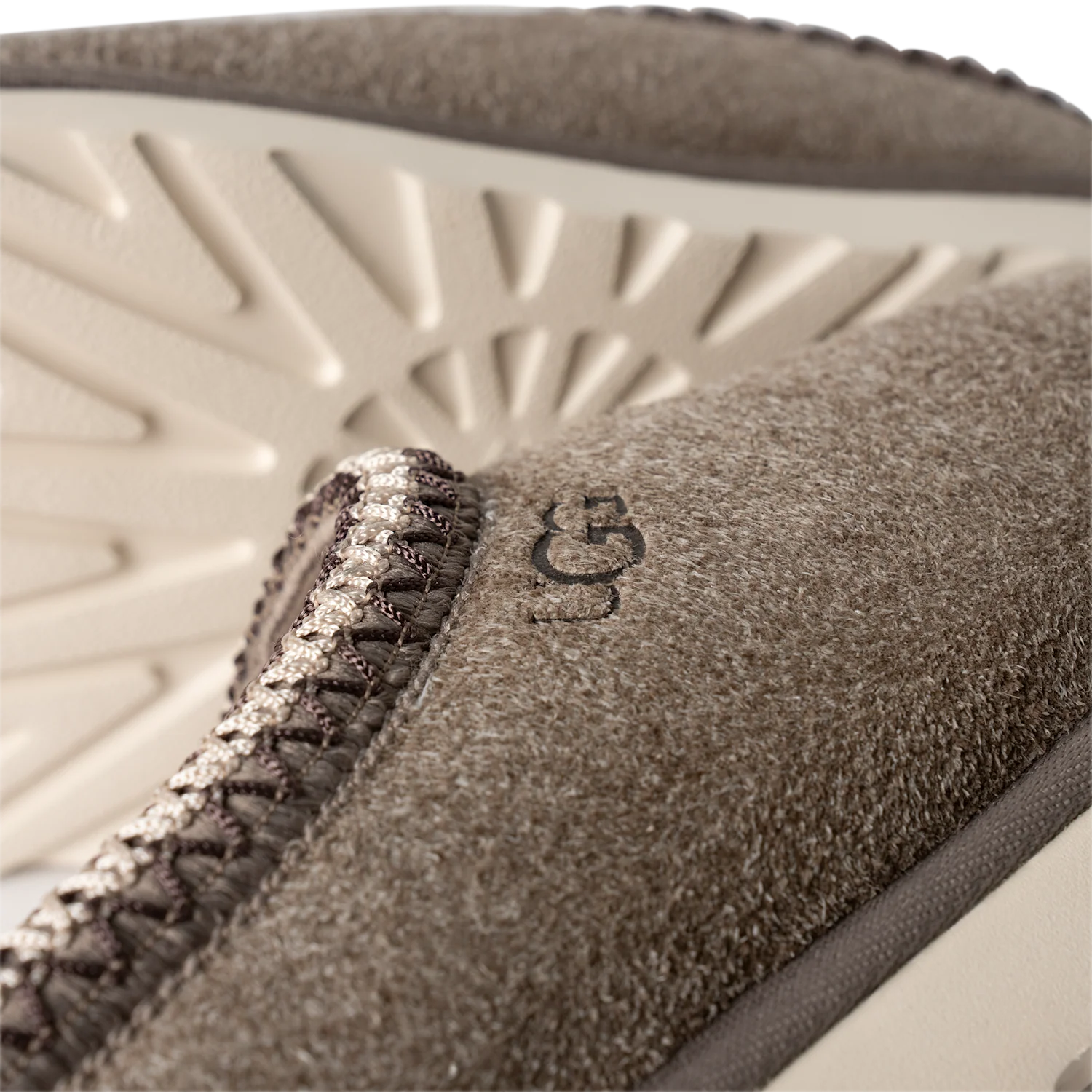 UGG Tasman Shaggy Suede Slipper Smoke Plume, Smoke Plume (1166930-SKP)