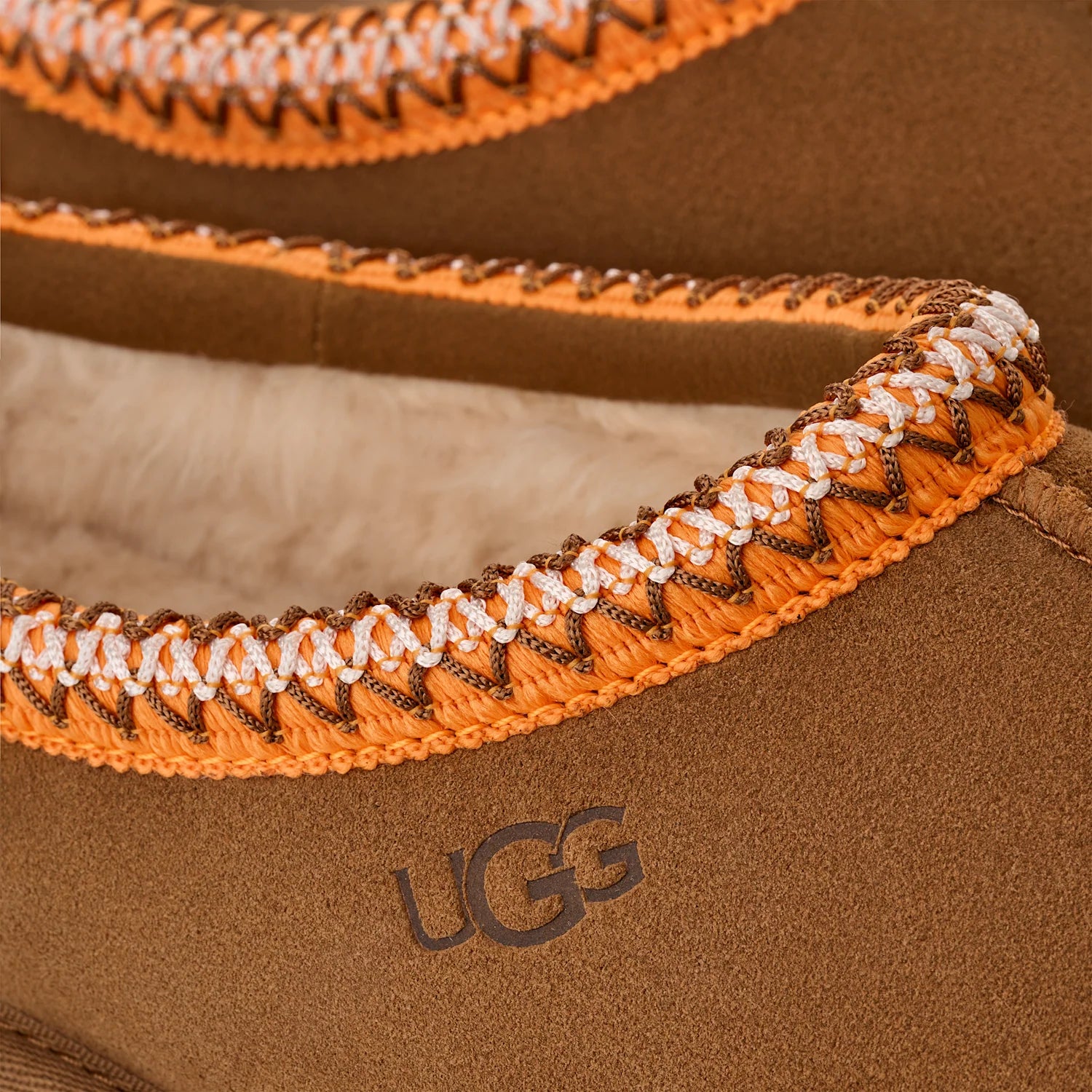 UGG Tasman Slipper Chestnut Bright Melon, Chestnut/Bright Melon (5950-CRGH)
