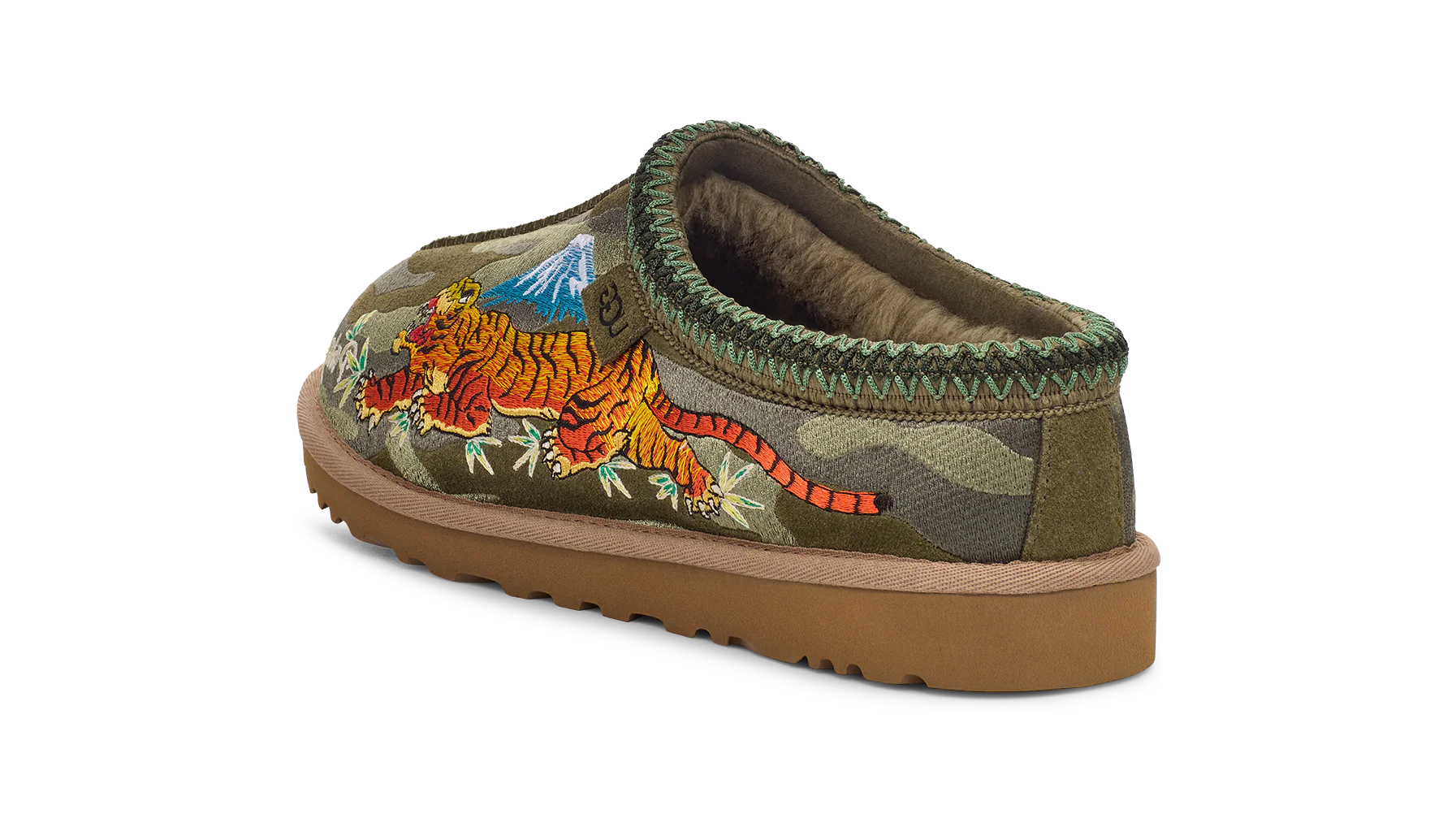 UGG Tasman Slipper Palace Burnt Olive Camo, Burnt Olive (1172070-GRNC)