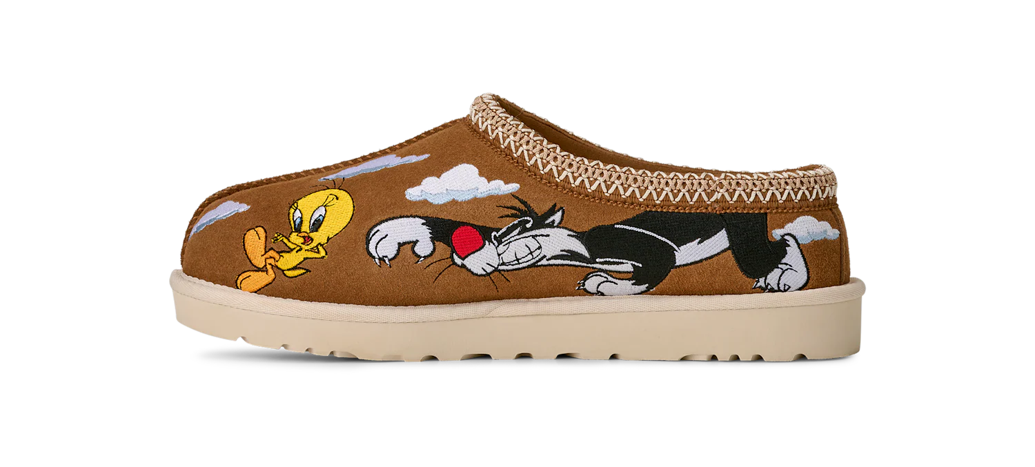 UGG Tasman Slipper Palace x Looney Tunes Chestnut