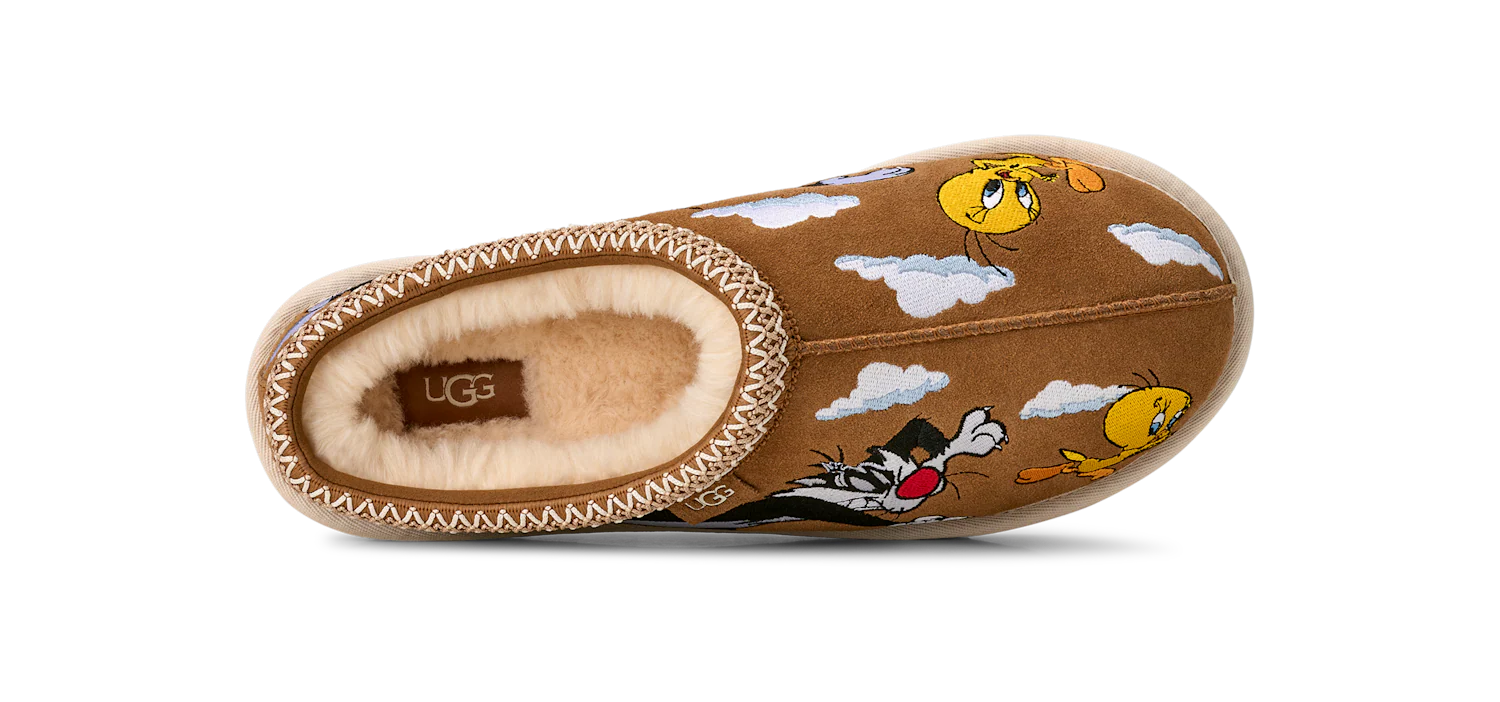 UGG Tasman Slipper Palace x Looney Tunes Chestnut