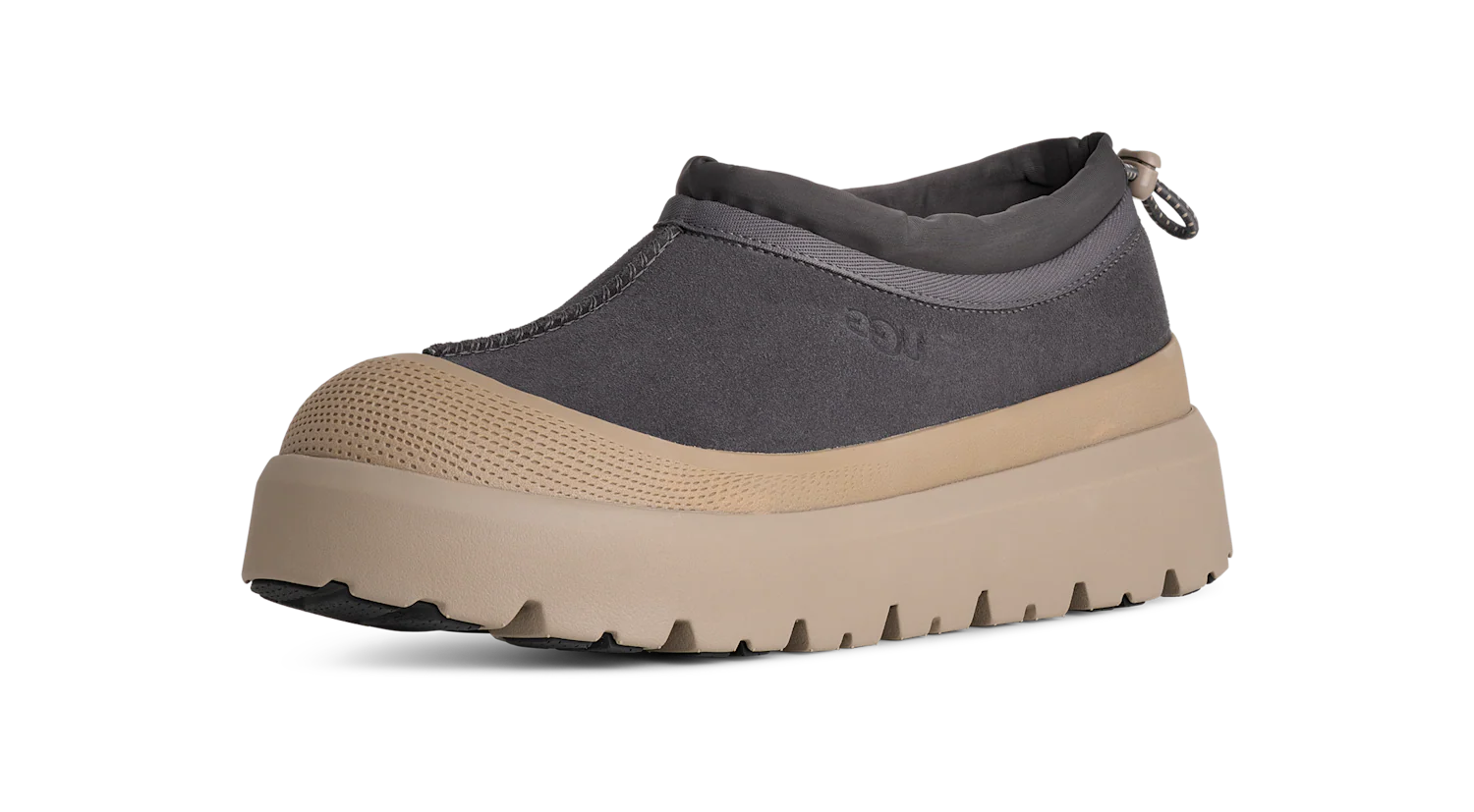 UGG Tasman Weather Hybrid Slipper Obsidian Cobble Grey, Obsidian/Cobble Grey (1144096-OBB)