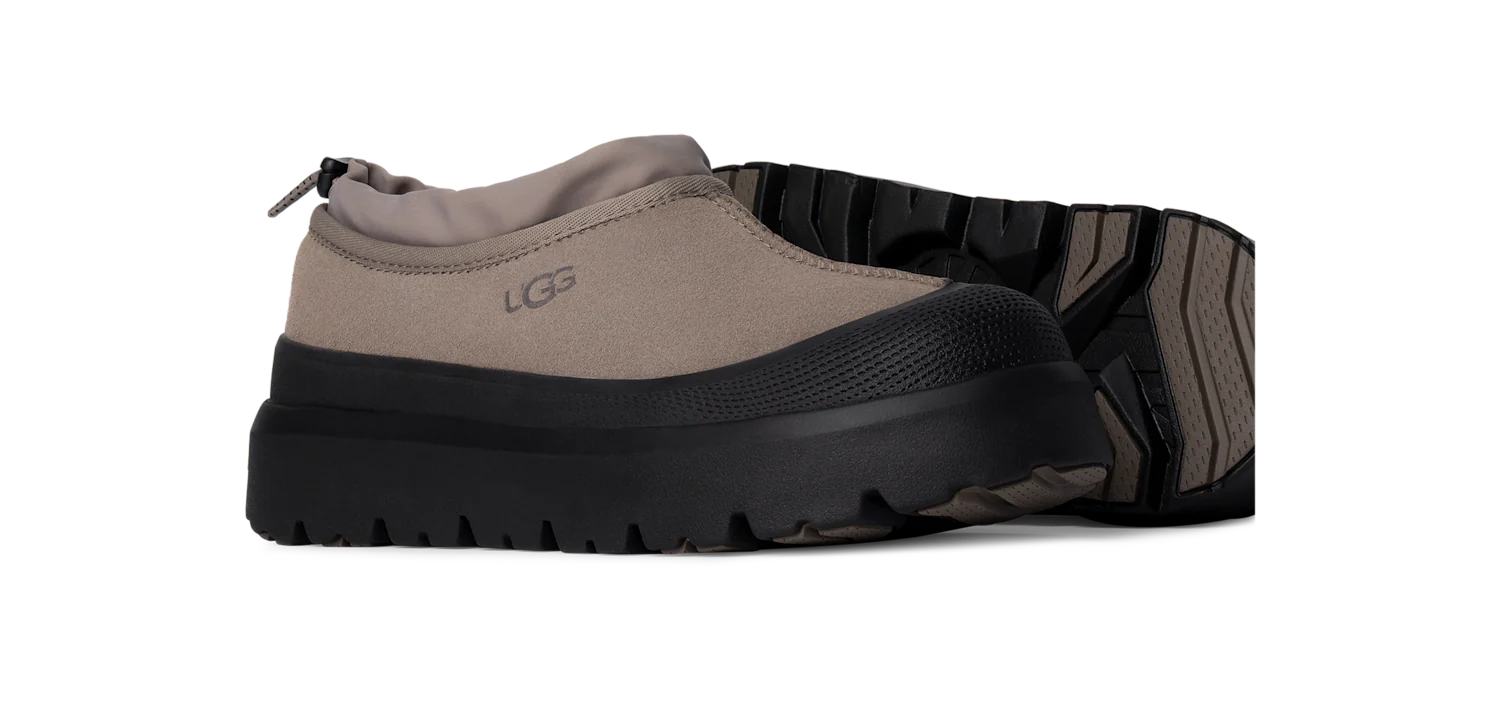 UGG Tasman Weather Hybrid Slipper Smoke Plume Black, Smoke Plume/Black (1144096-SMKPL)