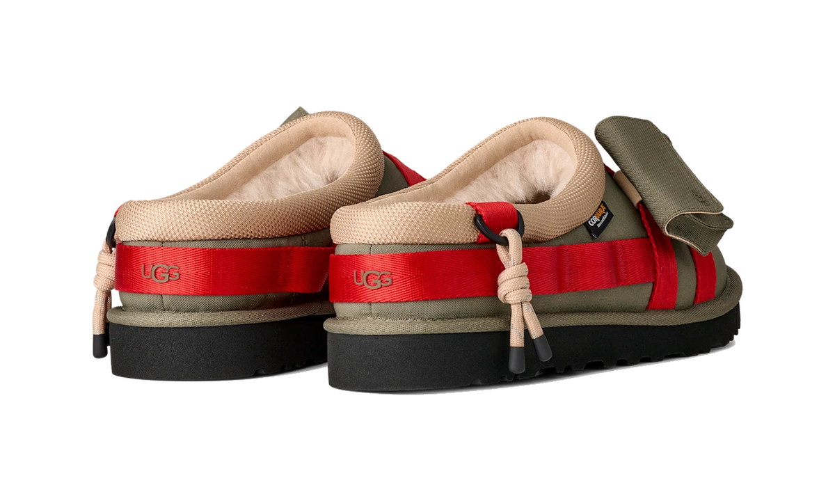 UGG Tasman Wildwood Slipper Burnt Olive Red Pepper