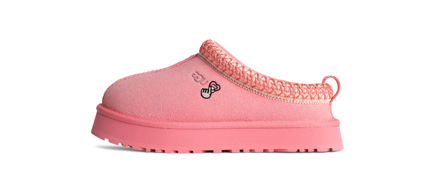 UGG Tazz Love '25 Slipper Tropical Pink (Kids), Tropical Pink (1172391K-TPCL)